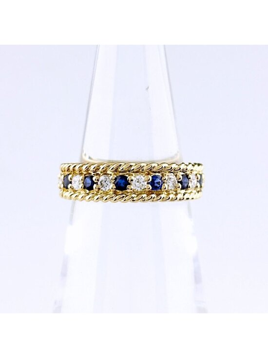 Vintage Dior Yellow Gold Diamond Eternity Band — Shreve  Dior Saffiano Ring YG Yellow Gold Pave Diamond